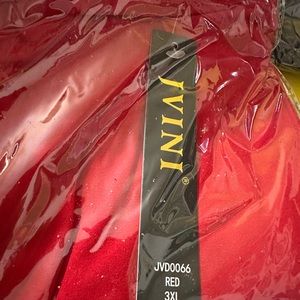 New in plastic bag Jvini Woman’s plus size 3XL Red leggings